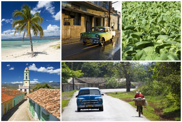 beautiful cuban collage made from eight photographs